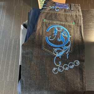 Black Men’s Coogi Jean Shorts